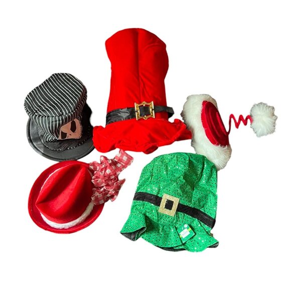 Lot of 5 Holiday Novelty Hats - Picture 16 of 16